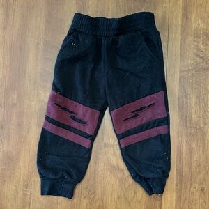 Enyce black and maroon sweatpant joggers  18 month toddler baby boy